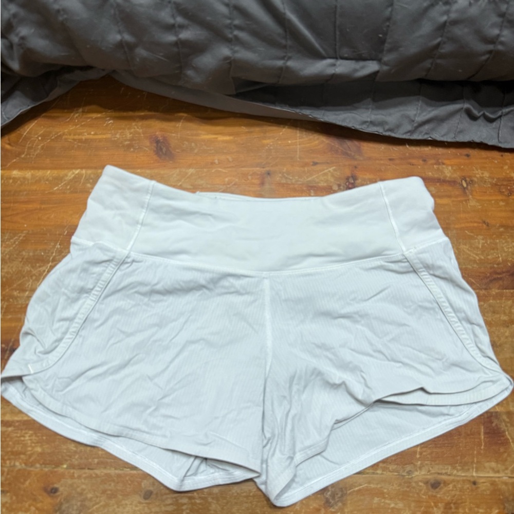 lululemon athletica Light Gray Athletic Shorts